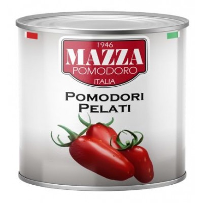 Pomidorai lupti savo sultyse MAZZA Italija, 4,05 kg / 2,6 kg